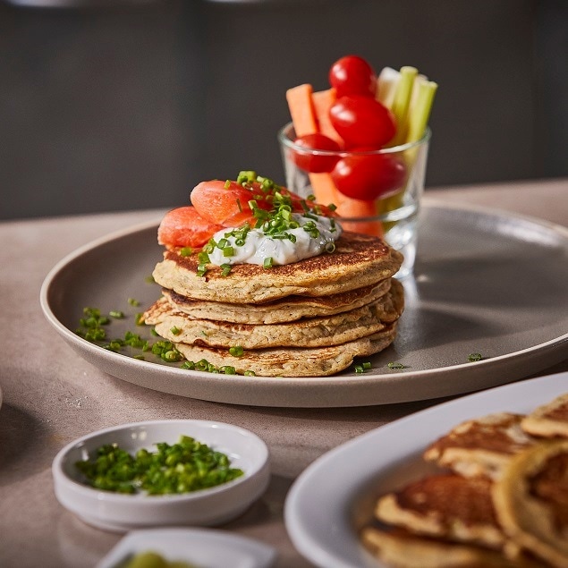 Pancakes de Puré de Papa