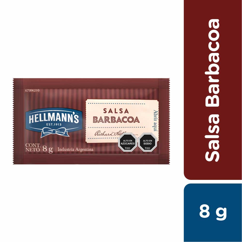 Hellmann's Barbacoa Sachet 196x8gr -