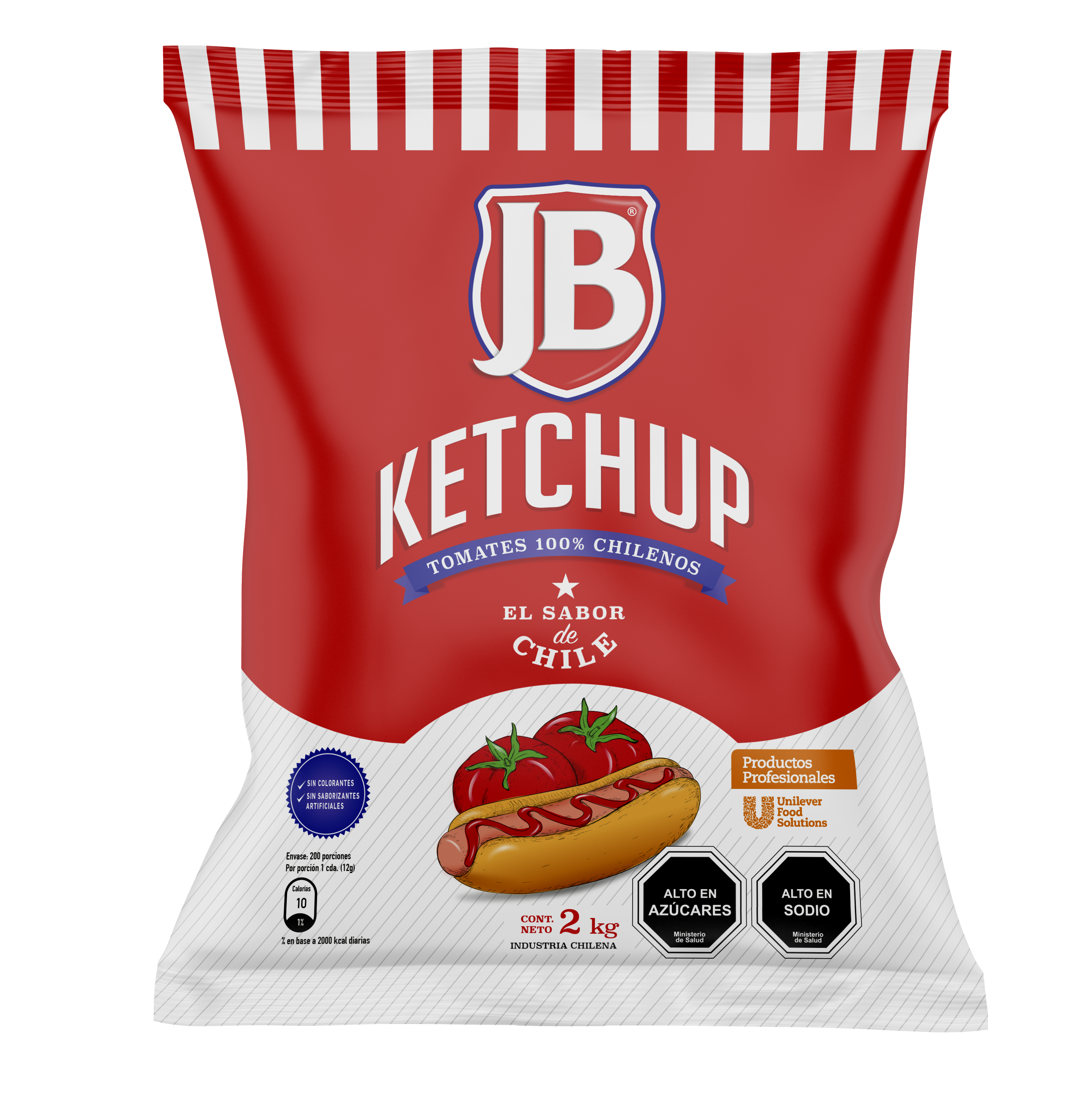 Ketchup JB 2KG - Ketchup JB, el sabor de Chile!