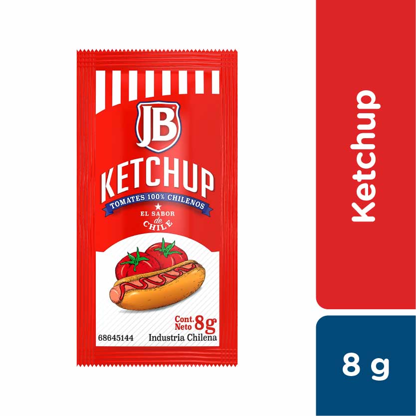 JB Ketchup Sachet 528x8gr - 