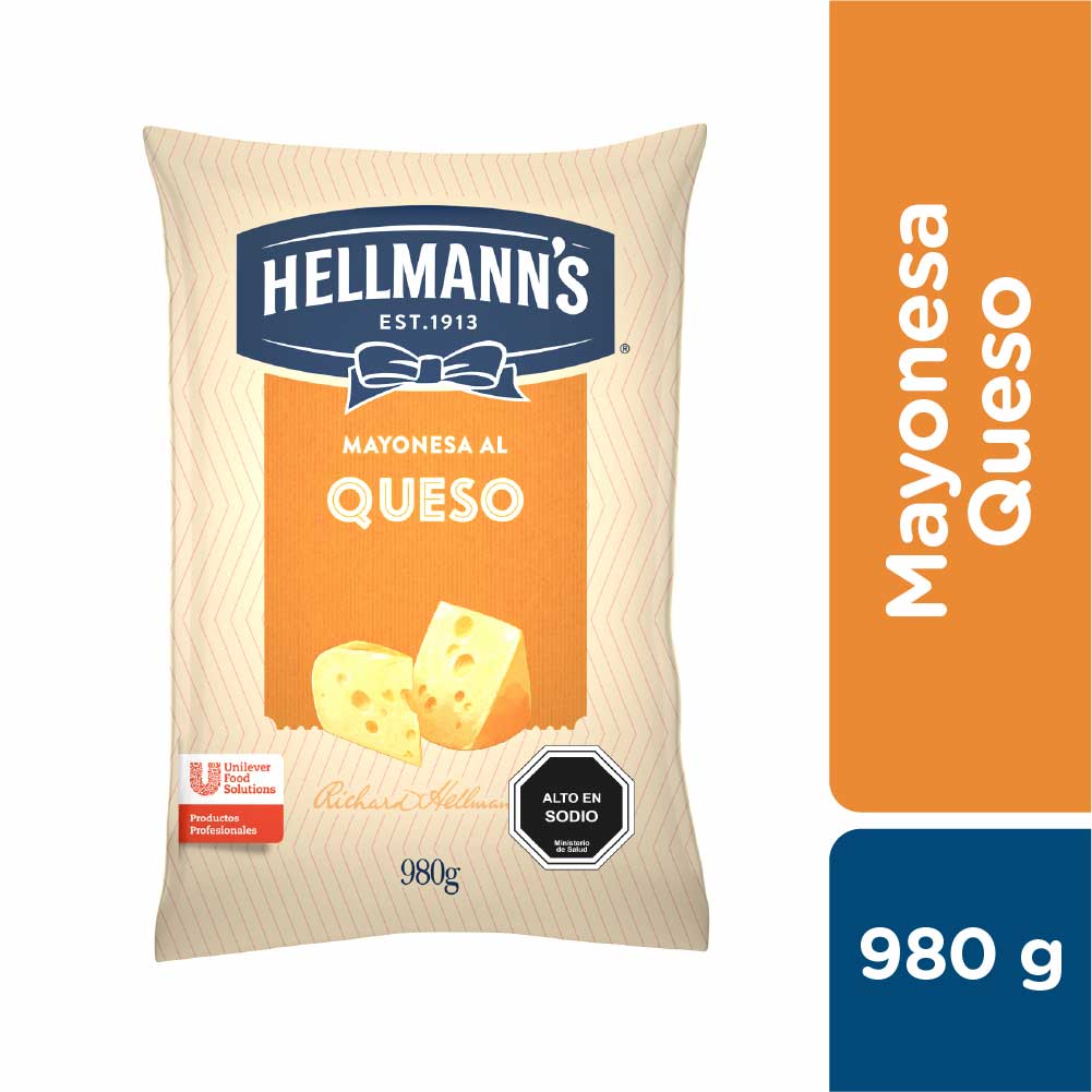 Hellmann's Salsa Queso 980 gr - Salsas Listas Hellmann’s, la línea de aderezos para tu cocina
