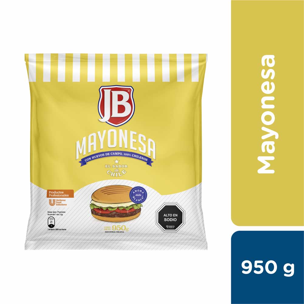 JB Mayonesa 950 gr - Mayonesa JB, el sabor de Chile!