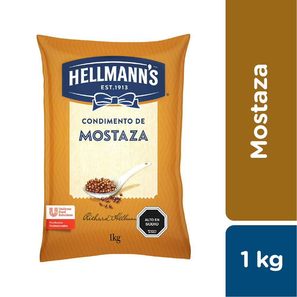 Hellmann's Mostaza 1 kg - Mostaza Hellmann’s, con verdaderas semideas.
