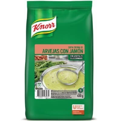 Sopa Crema Arveja c/ Jamon Knorr 630G -