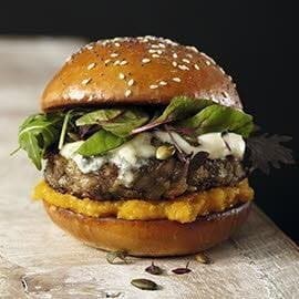 Hamburguesa de lentejas Hamburguesa de lentejas