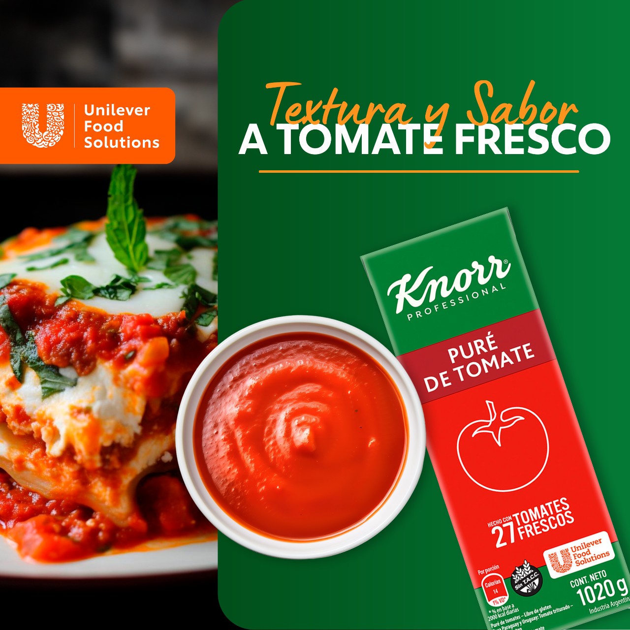 Knorr Puré de Tomate: 