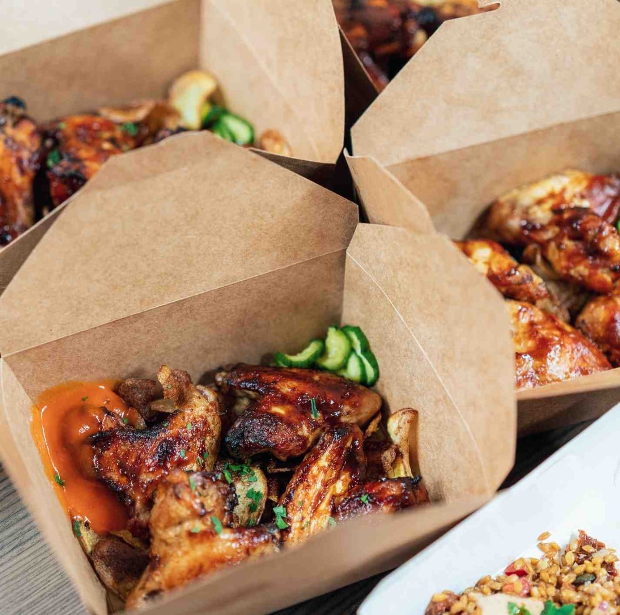 ¿Qué hacer con la comida sin utilizar al final del servicio?