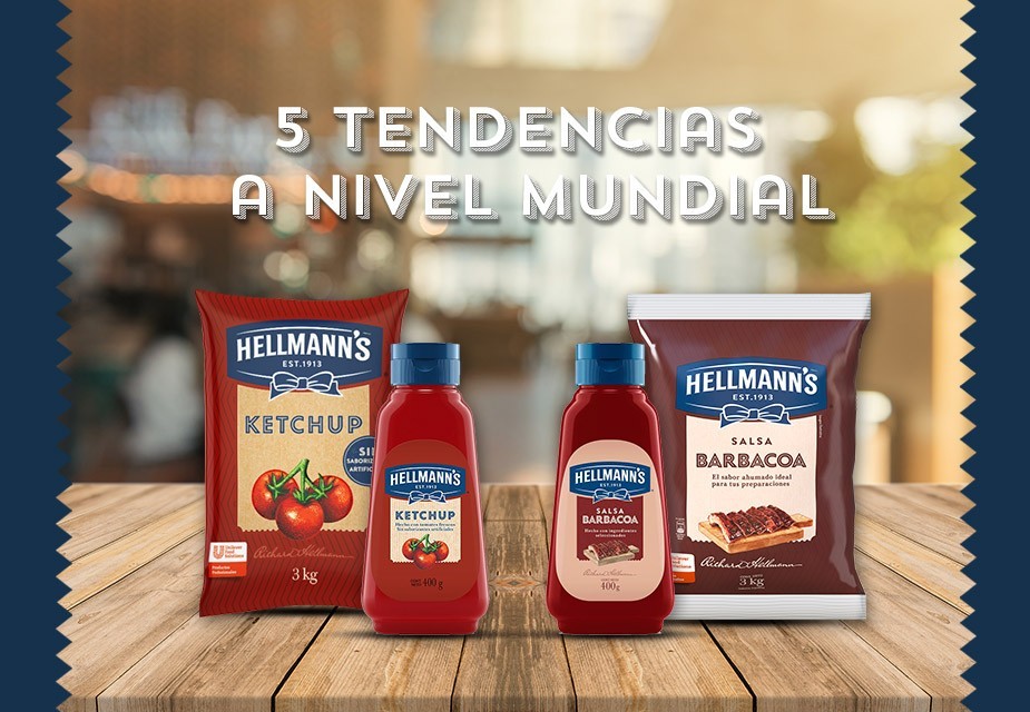 Cinco tendencias a nivel mundial para usar la Salsa Barbacoa y el Kétchup de una forma diferente