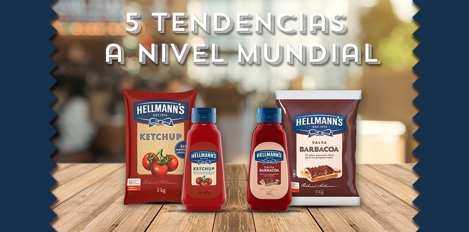 Cinco tendencias a nivel mundial para usar la Salsa Barbacoa y el Kétchup de una forma diferente