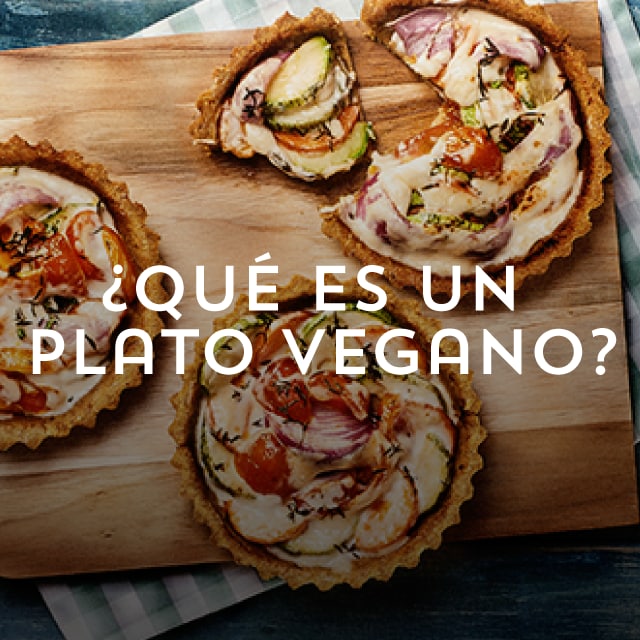 ¿Qué es un plato vegano? 