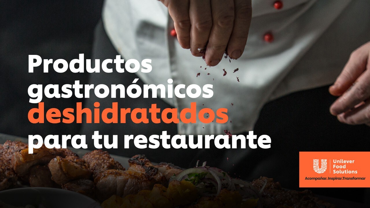 Productos gastronómicos deshidratados para tu restaurante